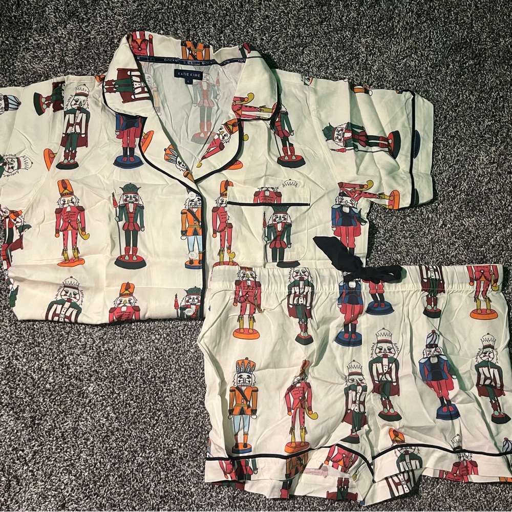 Katie Kime Nutcracker Print Pajamas